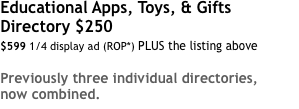 Educational Apps, Toys, & Gifts