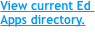View current Ed Apps directory.