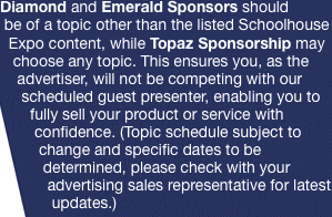 Diamond and Emerald Sponsors should