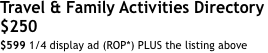 Travel & Family Activities Directory