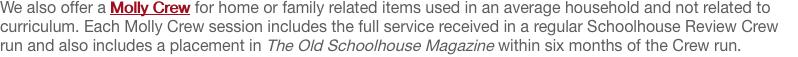 We also offer a Molly